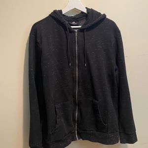 Men’s HM Black Zip Up Hoodie Size Xl